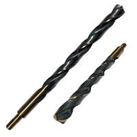 5/8" Reduced Shank (1/2"), High Speed Drill Bit, Black & Gold